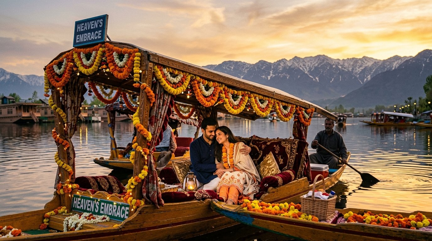 Kashmir Honeymoon on Dal Lake